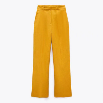 Άνοιξη 2022 νέο γυναικείο κοστούμι ίσιο σωλήνα Blazer + παντελόνι Κοστούμια δύο τεμαχίων/μονό Παντελόνι ροζ πορτοκαλί μωβ μπλε πράσινο L