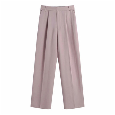 Άνοιξη 2022 νέο γυναικείο κοστούμι ίσιο σωλήνα Blazer + παντελόνι Κοστούμια δύο τεμαχίων/μονό Παντελόνι ροζ πορτοκαλί μωβ μπλε πράσινο L