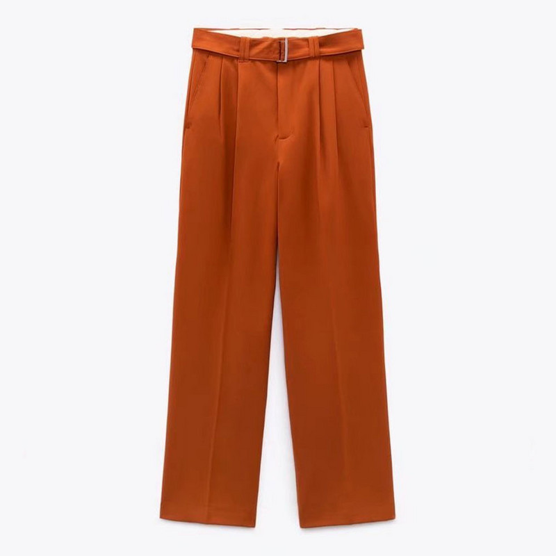 Άνοιξη 2022 νέο γυναικείο κοστούμι ίσιο σωλήνα Blazer + παντελόνι Κοστούμια δύο τεμαχίων/μονό Παντελόνι ροζ πορτοκαλί μωβ μπλε πράσινο L