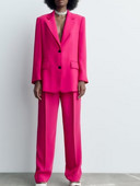 Kumsvag 2022 Καλοκαίρι Γυναικεία Παντελόνια Σετ 2 τεμαχίων Casual Solid Loose Blazers Παλτό και Παντελόνι Γυναικείο Κομψό Κοστούμι OL Ρούχα