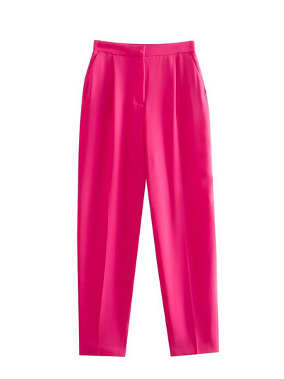 Kumsvag 2022 Καλοκαίρι Γυναικεία Παντελόνια Σετ 2 τεμαχίων Casual Solid Loose Blazers Παλτό και Παντελόνι Γυναικείο Κομψό Κοστούμι OL Ρούχα