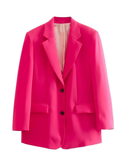 Kumsvag 2022 Καλοκαίρι Γυναικεία Παντελόνια Σετ 2 τεμαχίων Casual Solid Loose Blazers Παλτό και Παντελόνι Γυναικείο Κομψό Κοστούμι OL Ρούχα