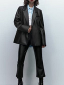 Kumsvag 2022 Φθινοπωρινές γυναικείες φόρμες παντελονιών 2 τεμαχίων σετ Casual Solid Blazers Παλτό και παντελόνι Flare Γυναικείο κομψό κοστούμι Ρούχα