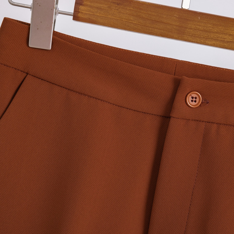 2022 Φθινόπωρο Χειμώνας Επίσημο Γυναικείο Coffee Blazer Γυναικεία επαγγελματικά κοστούμια με σετ Εργασίας Ενδύματα γραφείου Σακάκι παντελόνι μεγέθους 5XL