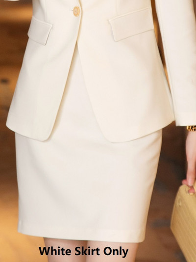 Γυναικείο Γραφείο Κομψό Επίσημο Σχέδιο Παντελόνι Φθινοπωρινό Χειμώνα Επαγγελματικές Γυναικείες επαγγελματικές φόρμες OL Styles Σετ μπλέιζερ