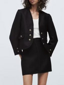 Kumsvag 2022 Φθινοπωρινές Γυναικείες Φούστες Κοστούμια 2 τεμαχίων Casual Sweet Jackets Παλτό και φούστα Γυναικεία Κομψά ρούχα στο δρόμο