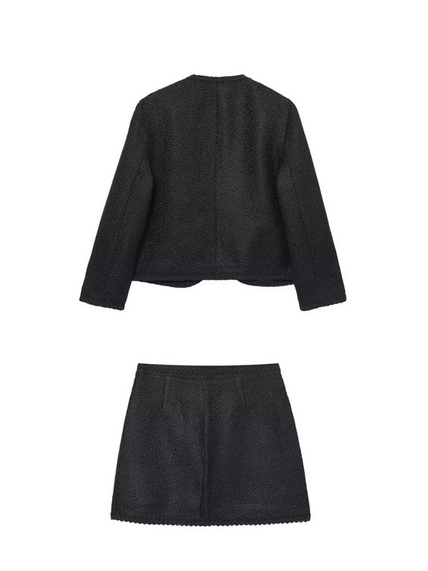 Kumsvag 2022 Φθινοπωρινές Γυναικείες Φούστες Κοστούμια 2 τεμαχίων Casual Sweet Jackets Παλτό και φούστα Γυναικεία Κομψά ρούχα στο δρόμο