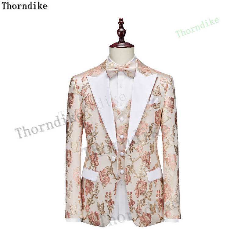 Thorndike New Costume Homme Δημοφιλή Ανδρικά Ενδύματα Κοστούμια Τουρκία Προσαρμοσμένα σακάκια Παντελόνια Επαγγελματικό πάρτι με ένα κουμπί Γάμος