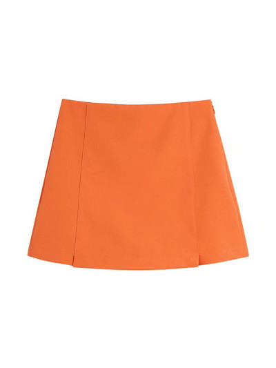 Kumsvag 2022 Καλοκαιρινό Γυναικείο κοστούμι Casual Φούστα 2 τεμαχίων Σετ Μασίφ παλτό και μίνι φούστες Γυναικείο κομψό κοστούμι OL