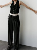 Kumsvag 2022 Καλοκαίρι Γυναικεία Παντελόνια Κοστούμια 2 τεμαχίων Casual μασίφ γιλέκα Παλτό και παντελόνι Γυναικείο κομψό κοστούμι δρόμου