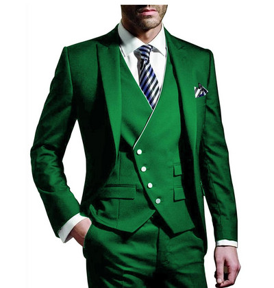 Νέες παραλαβές Ανδρικά κοστούμια 3 τεμαχίων Slim Fit Groomsmen Κοστούμια γαμήλιου χορού Καλύτερης ανδρικής κοστούμια Terno Masculino Custom Made Suits