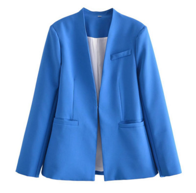 Női elegáns zöld karcsú blézer öltöny 2022 tavaszi ősz női édes, tömör ceruzanadrág öltöny Női alap blézer 2 db szett