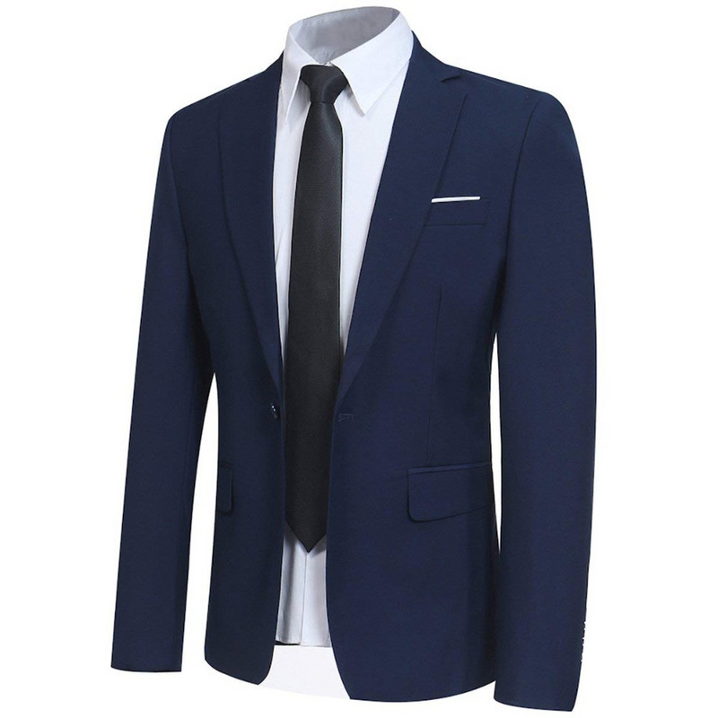 Férfi öltönyök 3 részes formális üzleti férfi öltöny Vőlegények egygombos blézer öltöny dzseki mellény és nadrág
