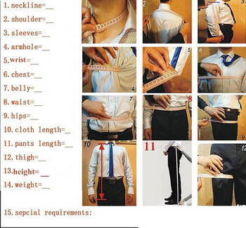 Ανδρικό κοστούμι 3 τεμαχίων Γαμήλιο pinstripe Ανδρικό κοστούμι με κορυφές σακάκι πέτο Επαγγελματικό σμόκιν με οδοντωτό πέτο σμόκιν + βεράντα + παντελόνι
