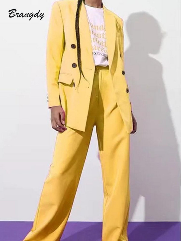 2022 tavaszi női alkalmi öltönyök zöld nadrágkosztümök blézer öltönyök Balzer egyenes nadrágok, női OL stílusú, rózsaszín blézerkészletek, tömör öltöny