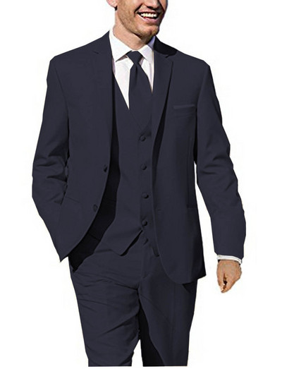 Új bézs színű férfi öltöny nadrággal, két gombbal, 3 részes, formális, bevágásos hajtókás üzleti blézer legjobb férfi szmoking esküvőre