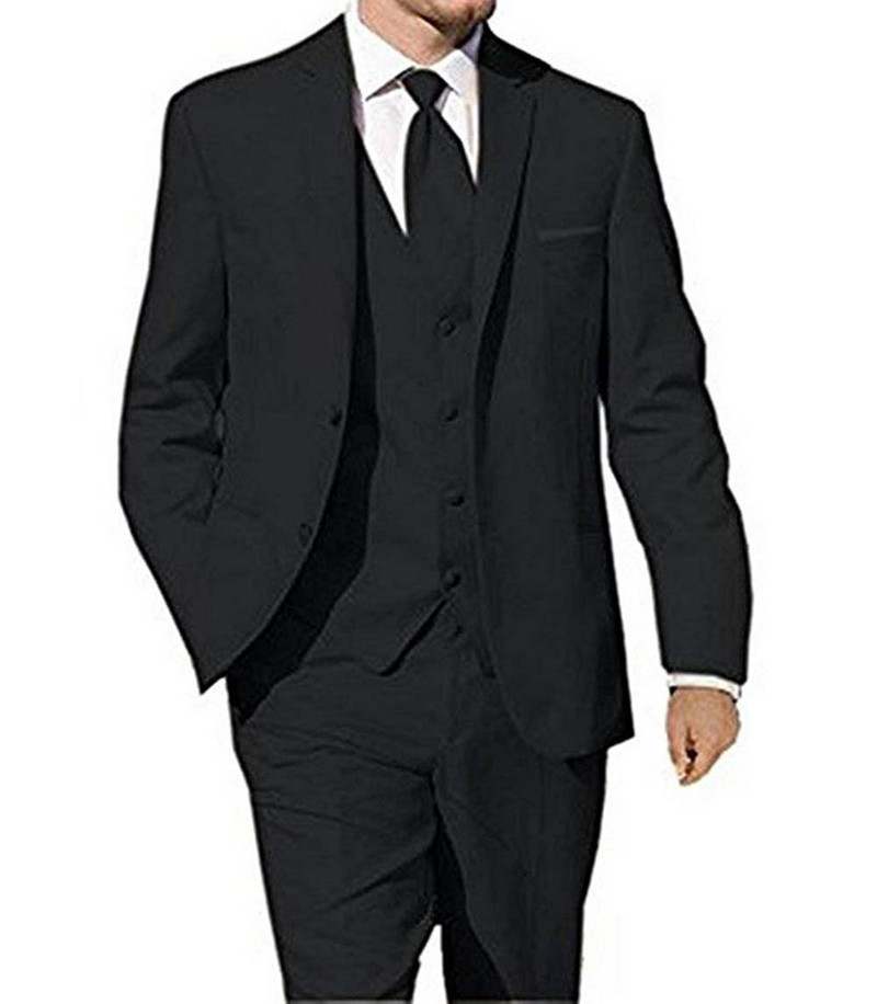 Új bézs színű férfi öltöny nadrággal, két gombbal, 3 részes, formális, bevágásos hajtókás üzleti blézer legjobb férfi szmoking esküvőre