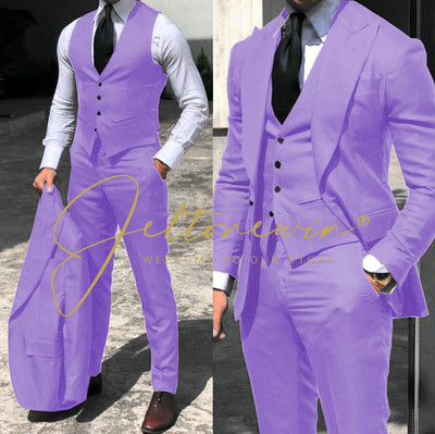 2022-es fekete klasszikus férfi öltöny, 3 részes szmoking, csúcs hajtóka, vőfély esküvői öltöny szett Divat férfi üzleti blézer dzseki+nadrág+mellény