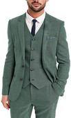 Costum bărbătesc clasic 3 piese pentru bărbați cu model smoking pentru bărbați pentru nuntă (blazer + vestă + pantaloni)