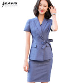 Naviu New Fashion Set Femei Vara Costum Business Imbracaminte Profesionala Office Lady Interviu Uniforma Formala