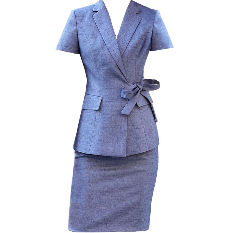 Naviu New Fashion Set Femei Vara Costum Business Imbracaminte Profesionala Office Lady Interviu Uniforma Formala