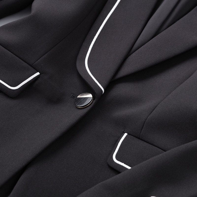 Naviu Costume pentru femei Noua gamă largă de modă profesională Formală Blazer și fustă subțire cu mânecă lungă Îmbrăcăminte de lucru pentru doamne de birou