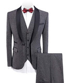 Costum 3 piese pentru bărbați, rever, blazer cu un singur buton, set de costum pentru rochie, costume de nuntă, personalizate, bal de absolvire, tern masculin