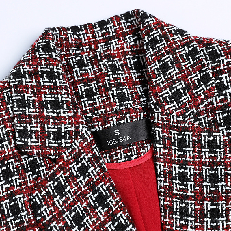 Costume groase de iarnă pentru femei, temperament la modă, pentru afaceri, blazer subțire și fustă, set de două piese de birou pentru damă, îmbrăcăminte de lucru