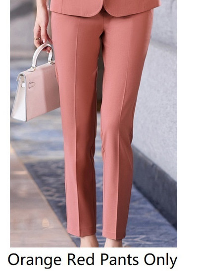 Fél ujjú tavaszi nyár hivatalos női öltönyök OL Stílusok Professzionális irodai munkaruha Balzers Nadrág szett nadrágkosztüm