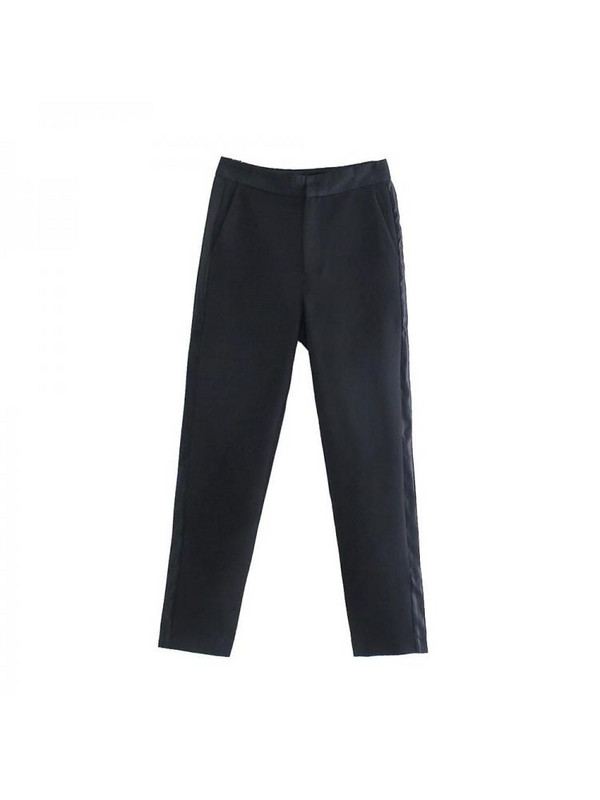 GetSpring női blézer nadrág öltöny szett egygombos fekete női öltöny kabát magas derekú hosszú nadrág kétrészes készletek blézer öltöny 2022