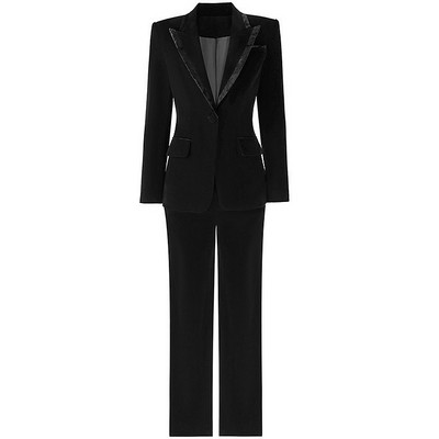 2022 tavaszi felső kategóriás divatos temperamentum vékony, egysoros kordbársony anyagú női öltöny blézerek