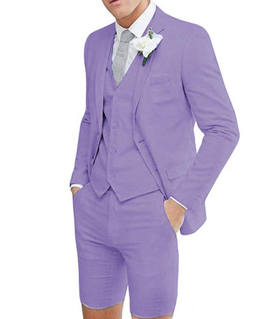 2020-as új férfi alkalmi öltönyök, 3 részes, bevágásos hajtókás báli szmokingok, legjobb férfi rövidnadrág öltöny esküvői ünnepekre