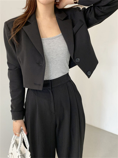 HziriP Chic őszi női kétrészes készletek Formális Hot Office Lady Elegant 2022 Hot OL Magas derekú blézerek Laza, stílusos nadrágok