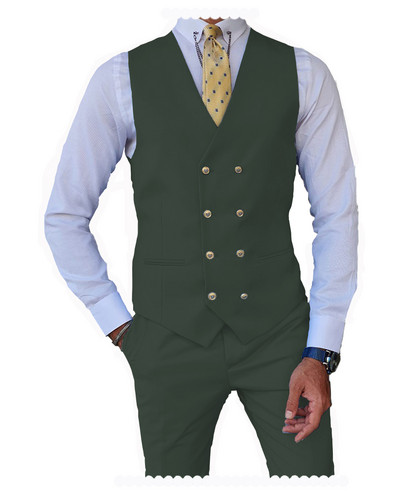 2 db Férfi öltöny Mellény Nadrág Üzleti Ünnepi öltöny ünnepi alkalmakra Grossmen esküvőre (mellény + nadrág)