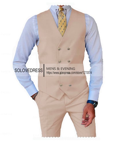 2 db Férfi öltöny Mellény Nadrág Üzleti Ünnepi öltöny ünnepi alkalmakra Grossmen esküvőre (mellény + nadrág)