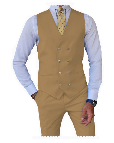 2 db Férfi öltöny Mellény Nadrág Üzleti Ünnepi öltöny ünnepi alkalmakra Grossmen esküvőre (mellény + nadrág)