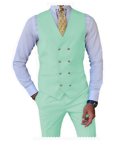 2 db Férfi öltöny Mellény Nadrág Üzleti Ünnepi öltöny ünnepi alkalmakra Grossmen esküvőre (mellény + nadrág)