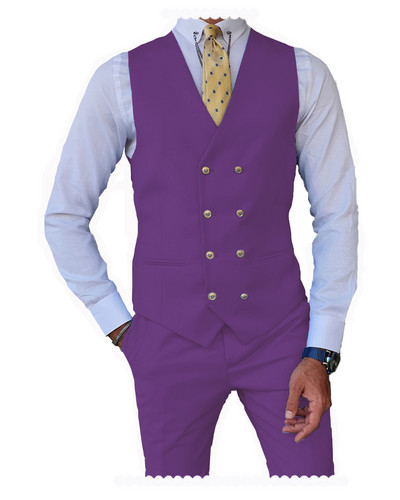 2 db Férfi öltöny Mellény Nadrág Üzleti Ünnepi öltöny ünnepi alkalmakra Grossmen esküvőre (mellény + nadrág)