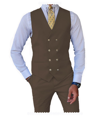 2 db Férfi öltöny Mellény Nadrág Üzleti Ünnepi öltöny ünnepi alkalmakra Grossmen esküvőre (mellény + nadrág)