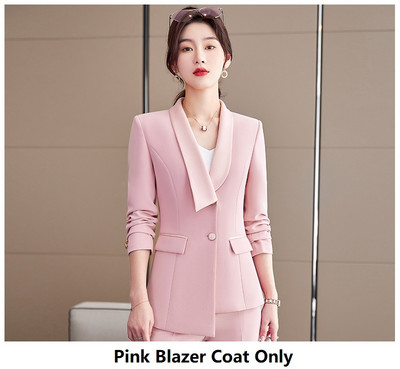 Formális egyenruha nadrágkosztümök 2022 tavaszi nyár női irodai üzleti munkaruházat öltönyök OL stílusok karrier blézerek nadrág szett