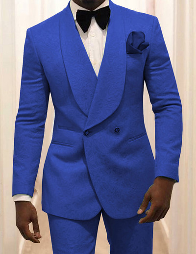 2 részes férfi öltöny Levendula alkalmi virágos blézer bál lila szmoking tweed kendő hajtóka vacsoraparti fehér kabát Esküvői vőlegények