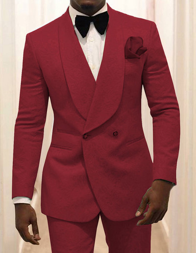 2 részes férfi öltöny Levendula alkalmi virágos blézer bál lila szmoking tweed kendő hajtóka vacsoraparti fehér kabát Esküvői vőlegények