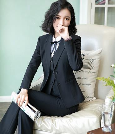 NŐI munkanadrág öltöny OL 2 részes szett nőknek üzleti interjú öltöny szett Egységes blézer és ceruzanadrág irodai öltöny