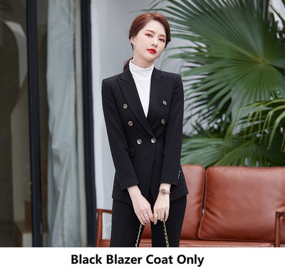 Kiváló minőségű szövet formális női üzleti munkaruházat öltönyök őszi egyenruha minták nadrágkosztümök professzionális OL stílusok női blézerek