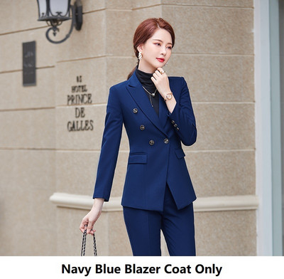 Kiváló minőségű szövet formális női üzleti munkaruházat öltönyök őszi egyenruha minták nadrágkosztümök professzionális OL stílusok női blézerek