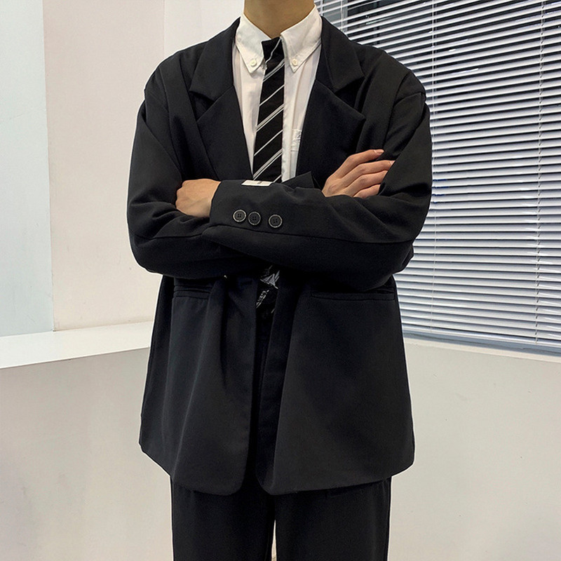 2 részes szett Férfi blézer öltöny Férfi Fekete Szürke Esküvői Jelmezek Klasszikus Öltönyek Kabátok Ruhák 2023 tavaszi elegáns ruha