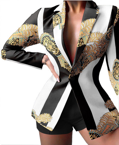 2022-es női, új női ingázási temperamentum, vékony szabású, rövid nadrág, kétrészes öltöny