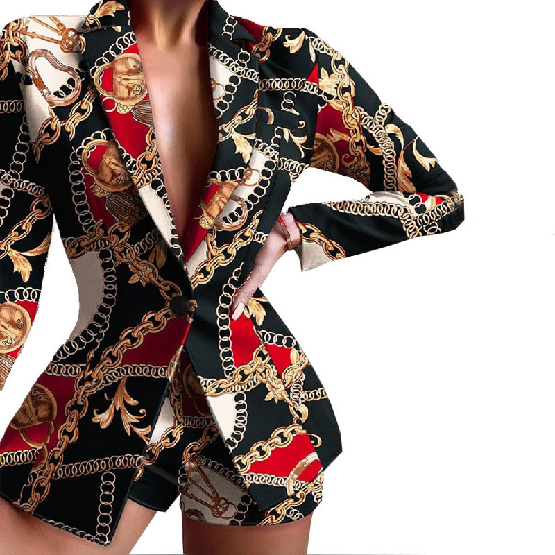 2022-es női, új női ingázási temperamentum, vékony szabású, rövid nadrág, kétrészes öltöny