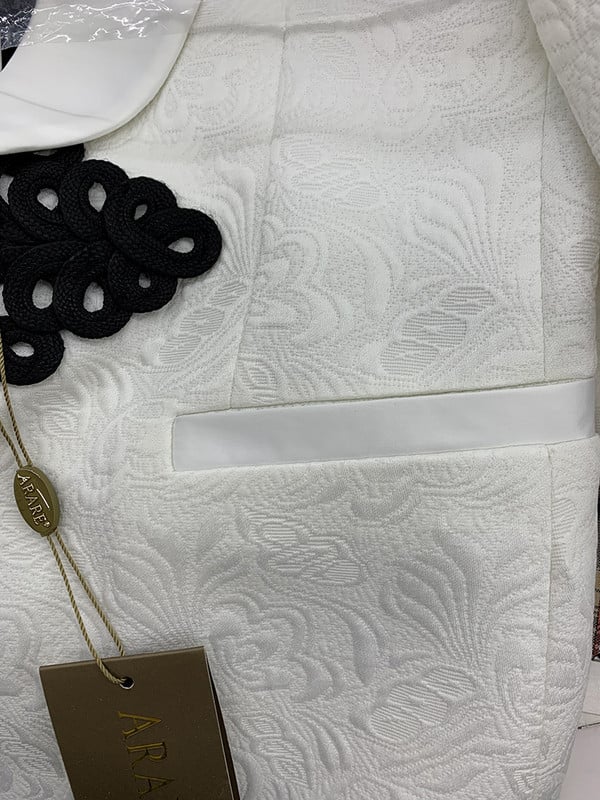 3 db szett öltöny kabát nadrág mellény / 2022 új férfi alkalmi sötét mintás esküvői bankett házigazda ruha blézer kabát nadrág mellény