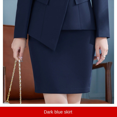 Kiváló minőségű női professzionális nadrágkosztüm Kétrészes őszi és téli 2022 temperamentum irodai munkaruházat blézer alkalmi nadrág